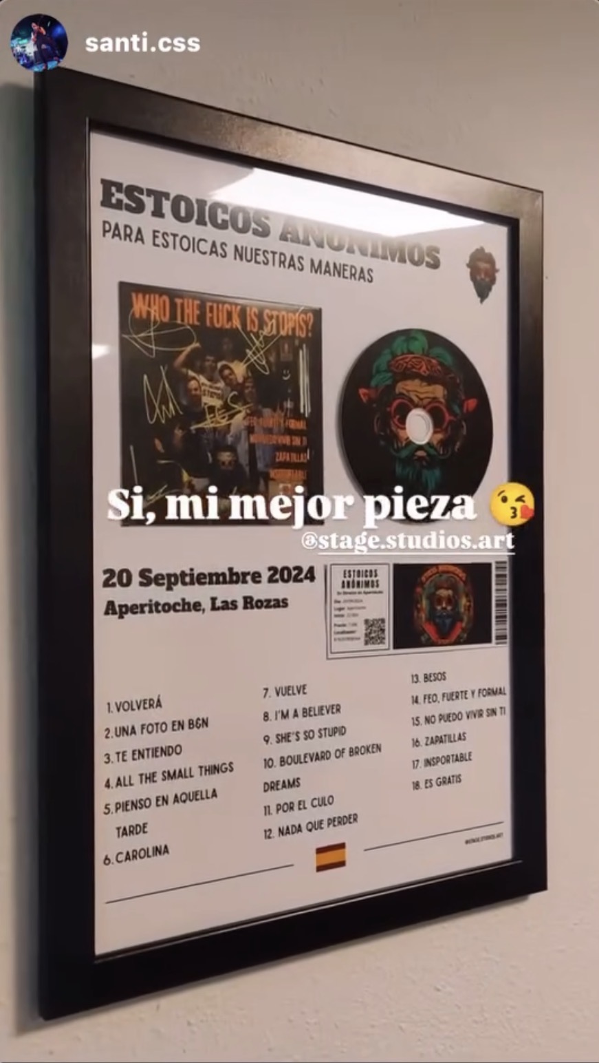 Pieza personalizada de Estoicos Anónimos